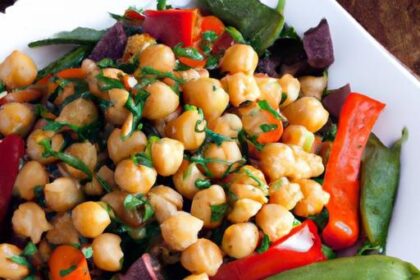 Flavorful One-Pan Roasted Veggies and Chickpeas Recipe