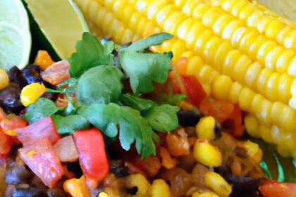 Zesty Black Bean & Corn Salsa: A Flavorful Fiesta Dish