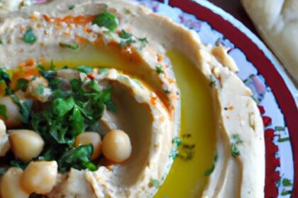 Creamy Vegan Hummus and Pita: A Flavorful Plant-Powered Duo