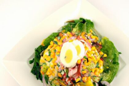 Crisp Cobb Salad Meets Creamy Ranch: A Flavorful Duo
