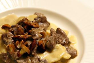 Rich & Creamy Beef Stroganoff without Wine: A Savory Twist