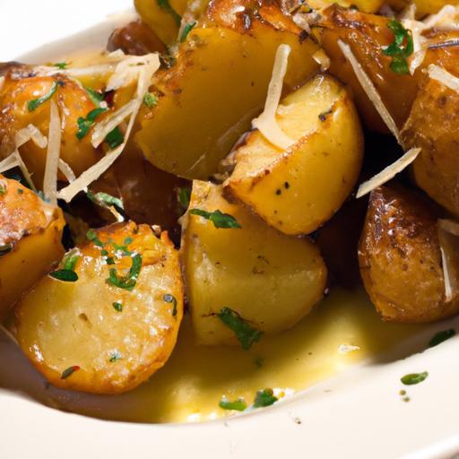 Golden Garlic Parmesan Roasted Potatoes: A Flavorful Twist