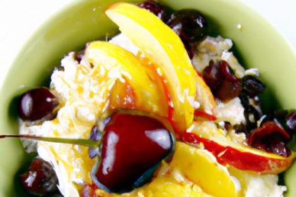 Sweet Harmony: Cottage Cheese, Honey & Fruit Delight