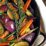 Earthy Roasted Root Vegetables Infused with Fresh Thyme
