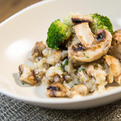 Wholesome Chicken & Mushroom Cauliflower Risotto Recipe
