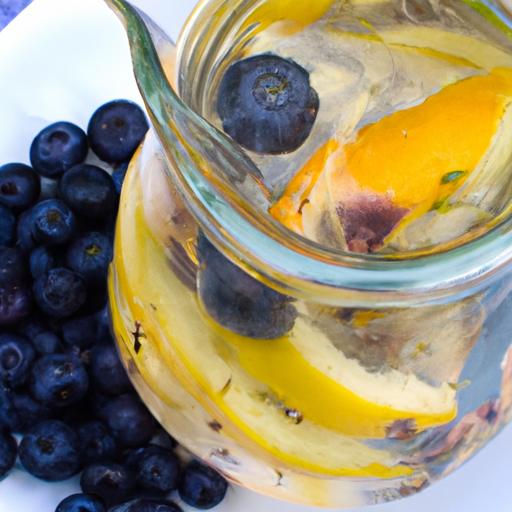 Refreshing Blueberry & Lemon Infused Water: A Vibrant twist