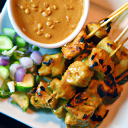Savor the Flavors: Chicken Satay with Classic​ Peanut Sauce