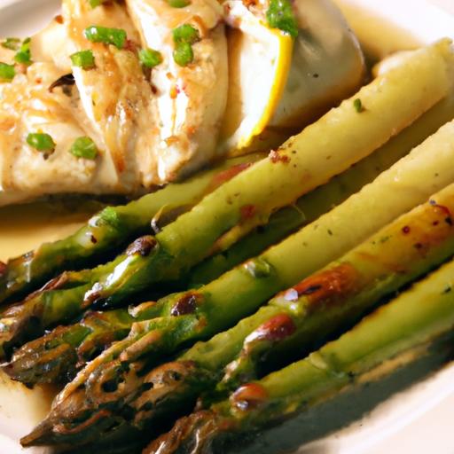 One-Pan⁣ Garlic Herb ​Chicken & Asparagus: Simple & Savory