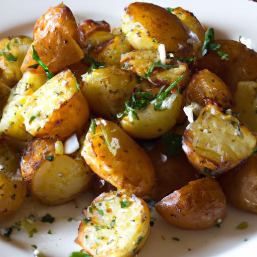 Golden ⁣Garlic Parmesan Roasted Potatoes: A Flavorful Twist