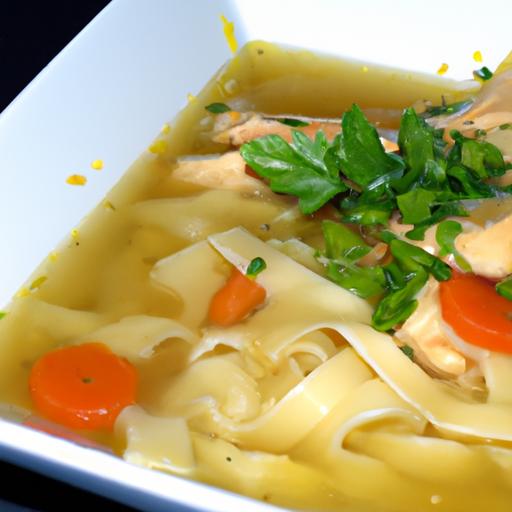 Quick & Cozy: Homemade Chicken Noodle Soup in Minutes