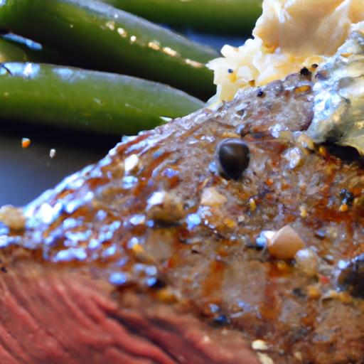 Savor Grilled Steak Topped with Decadent Blue Cheese Butter