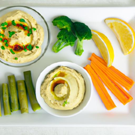 Crunchy Veggie Sticks with Hummus: A ⁣Healthy Snack Hack