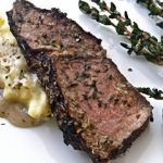 Savor Grilled Steak Topped with Decadent Blue Cheese Butter